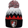 Adults Chevron Beanie - Black / Red