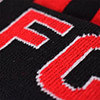 AFC Bournemouth Kids Striped AFCB Beanie Hat - Black / Red