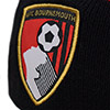 AFC Bournemouth Adults Reversible Beanie Hat - Black / Red
