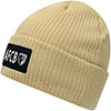 Adults  Ribbed Cuffed Beanie - Stone