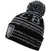 Adults Town Mix Cuff Beanie - Black/Grey