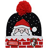 Adults Father Christmas Beanie - Red / Black