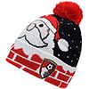 Adults Father Christmas Beanie - Red / Black