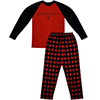 Adults Brookdale Pyjamas - Red / Black