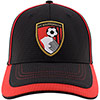 Adults Sports Cap - Black / Red