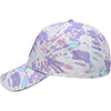 Womens Tie Dye Cap - White / Multi