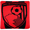 AFC Bournemouth Striped Knitted Crest Cushion