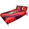 Pixel Double Duvet Cover Set - Red / Black