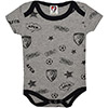 Babies Graphic Bodysuit - Grey Marl