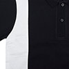 Adults Harmon Polo Shirt - Black / White / Grey