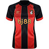 Womens Home Shirt 24/25 - Red / Black