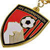 AFC Bournemouth Gold Crest Keyring