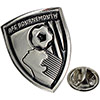 Black Out Crest Pin Badge