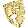 AFC Bournemouth Gold Plated Pin Badge