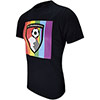 AFC Bournemouth Adults Pride T Shirt - Black