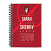 AFC Bournemouth Personalised Notebook - True Cherry