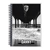 AFC Bournemouth Personalised Notebook - Monochrome Pier