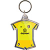 Personalised Kit Keyring - Yellow Goalkeeper Shirt