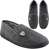 Mens Mono Slippers - Grey