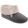 Womens Bootee Slippers - Grey