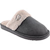 Womens Mule Slippers - Grey