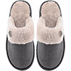 Womens Mule Slippers - Grey