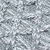Womens Cable Snood Scarf - Grey