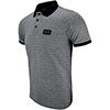 Adults Statement Polo Shirt - Black / Charcoal