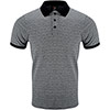 Adults Statement Polo Shirt - Black / Charcoal