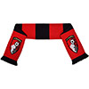 AFC Bournemouth Adults Striped Scarf