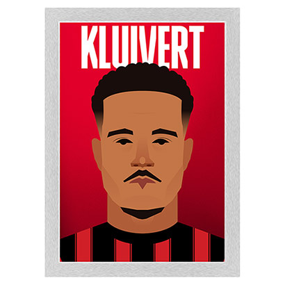 A4 Framed Character Print - Justin Kluivert