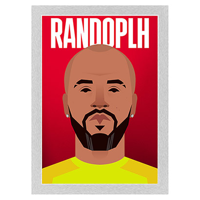 A4 Framed Character Print - Darren Randolph