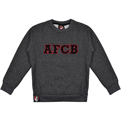 AFC Bournemouth Youths AFCB Sweatshirt - Charcoal Marl