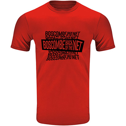 AFC Bournemouth Adults Back Of The Net T Shirt - Red