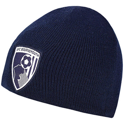 AFC Bournemouth Small Childs Beanie Hat - Navy
