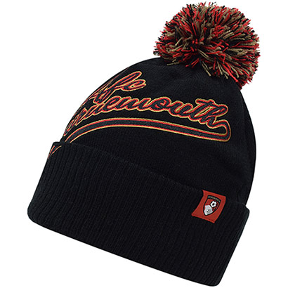 Adults Scripted Beanie - Black / Red