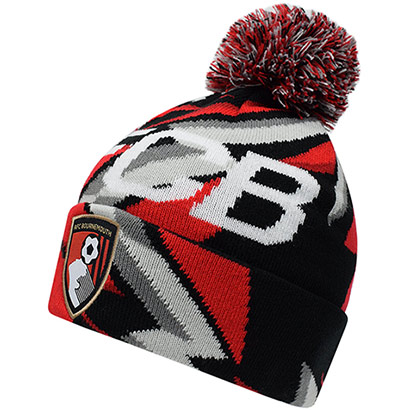 Adults Sports Beanie - Black/Red