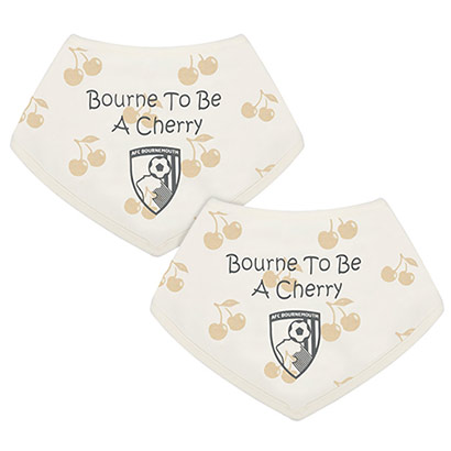 Bourne To Be A Cherry 2 Pack Bandana Bibs