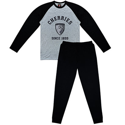 AFC Bournemouth Kids Bourne Pyjamas - Black / Grey