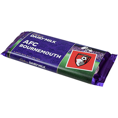 AFC Bournemouth Cadbury Club Name Chocolate Bar