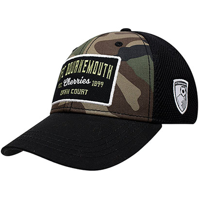 AFC Bournemouth Adults Trucker Hat - Camo / Black