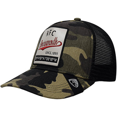 Adults Patch Camo Trucker Cap - Olive Camo