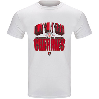 Adults How Bout Them Cherries T Shirt - White