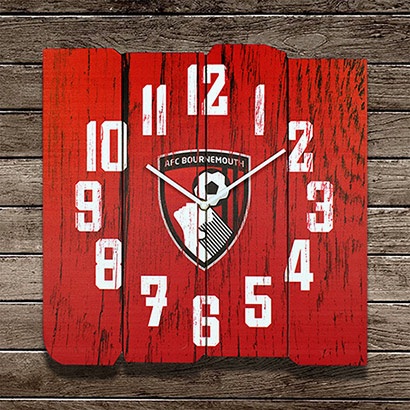 Distressed Wooden Wall Clock