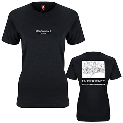 Womens Co-Ord T Shirt - Black