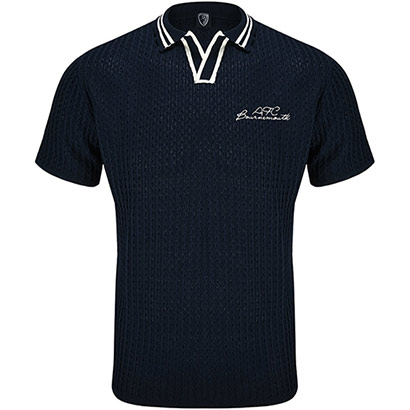Adults Elite Open Collar Polo - Navy