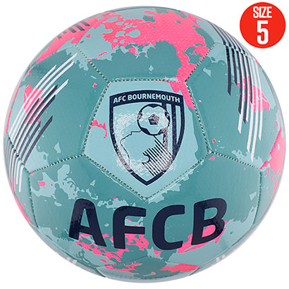 AFC Bournemouth Instinct Football - Aqua / Pink - Size 5