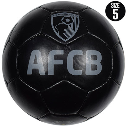 AFC Bournemouth Shadow Football - Size 5 - Black