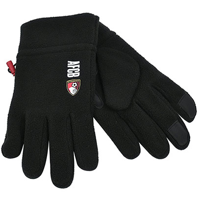 Adults Premium Fleece Gloves - Black