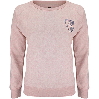 AFC Bournemouth AFC Bournemouth Womens Harbour Sweater - Pale Pink Marl